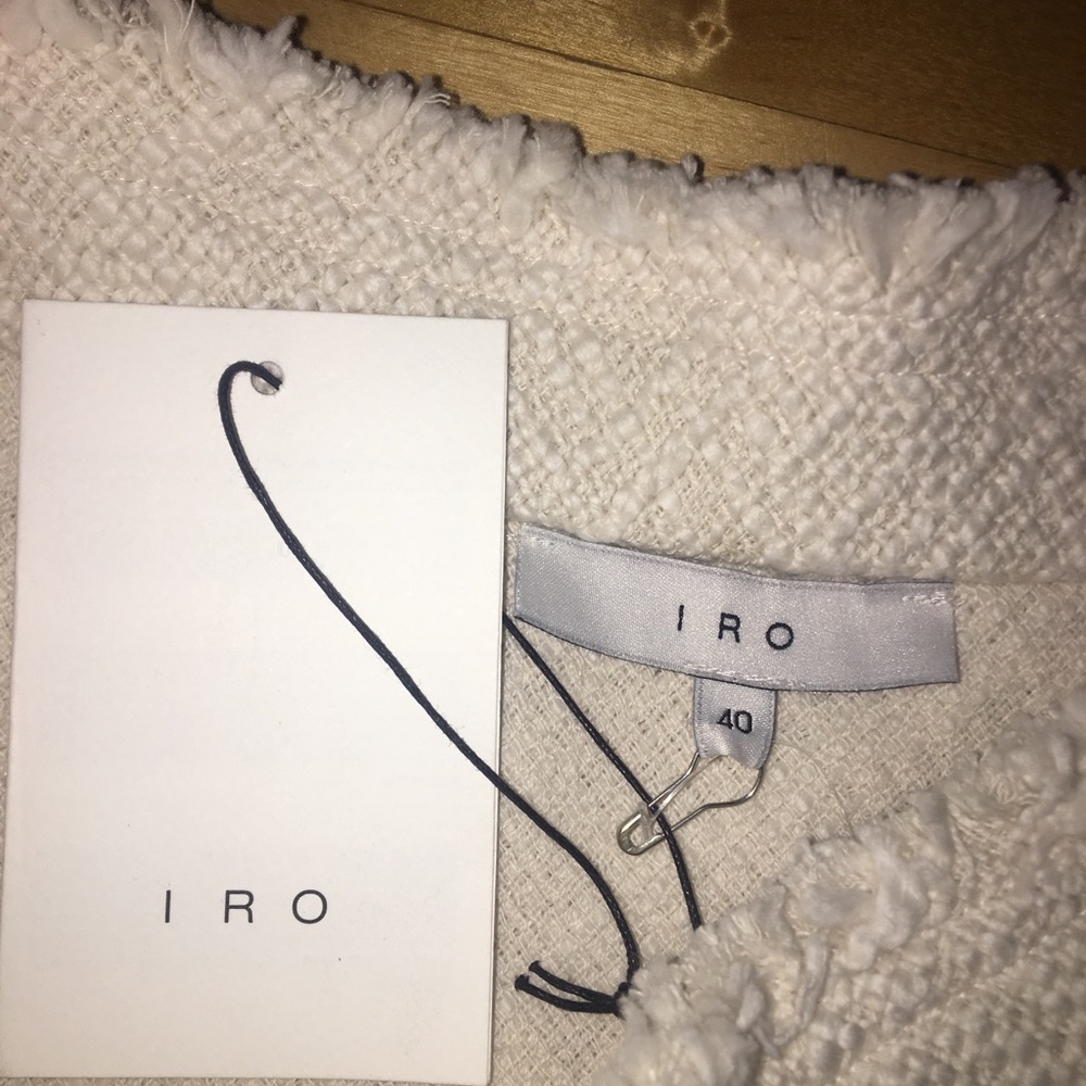 NWT IRO Diva Tweed Boucle Flare Mini Skirt - Picture 6 of 7